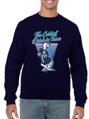Officially Licensed ICEE Chill Vibes Triangle - Retro Cool Bear Graphic Men's Sweatshirt