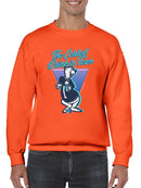Officially Licensed ICEE Chill Vibes Triangle - Retro Cool Bear Graphic Men's Sweatshirt