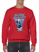 Officially Licensed ICEE Chill Vibes Triangle - Retro Cool Bear Graphic Men's Sweatshirt