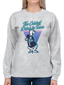 Officially Licensed ICEE Chill Vibes Triangle - Retro Cool Bear Graphic Women's Sweatshirt