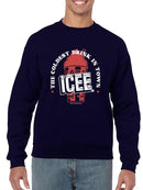 Officially Licensed ICEE Frosty Wave Delight - Coldest Drink Town Graphic Men's Sweatshirt