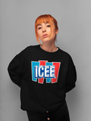 Officially Licensed ICEE Frosty Refresh Retro Graphic Women's Sweatshirt