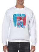 Officially Licensed ICEE Chillin' Trendy Drink - Retro Beverage Graphic Men's Sweatshirt