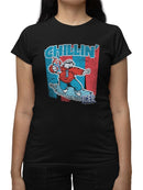 Officially Licensed ICEE Chillin' Polar Bear Retro Graphic Women's T-shirt