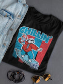 Officially Licensed ICEE Chillin' Polar Bear Retro Graphic Women's T-shirt