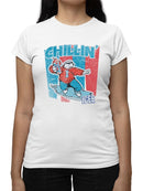 Officially Licensed ICEE Chillin' Polar Bear Retro Graphic Women's T-shirt