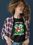 Officially Licensed ICEE Here For Shenanigans - St. Patrick's Day Graphic Women's T-shirt