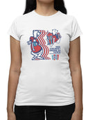 Officially Licensed ICEE Retro Vibes - The Coldest Drink In Town Graphic Women's T-shirt