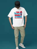 Officially Licensed ICEE Coolest Beverage Graphic - Retro Chill Graphic Men's T-shirt