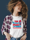 Officially Licensed ICEE Coolest Beverage Graphic - Retro Chill Graphic Women's T-shirt