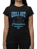 Officially Licensed ICEE Chill Out Champions - Cool Golf Club Graphic Women's T-shirt