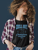 Officially Licensed ICEE Chill Out Champions - Cool Golf Club Graphic Women's T-shirt