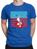 Officially Licensed ICEE Mr. Cool Patriotic Polar-Bear Chill Graphic Men's T-shirt