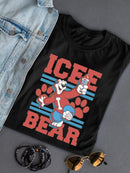 Officially Licensed ICEE Bear Paws - Cool And Bold Vintage Style Graphic Women's T-shirt