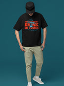 Officially Licensed ICEE Bold Chill Bear - 'Coldest Drink In Town' Graphic Men's T-shirt