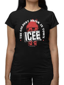 Officially Licensed ICEE Frosty Wave Delight - Coldest Drink Town Graphic Women's T-shirt
