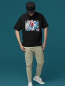 Officially Licensed ICEE Surfing Cool Bear - Arctic Wave Chill Graphic Men's T-shirt