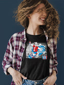 Officially Licensed ICEE Surfing Cool Bear - Arctic Wave Chill Graphic Women's T-shirt