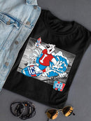 Officially Licensed ICEE Surfing Cool Bear - Arctic Wave Chill Graphic Women's T-shirt