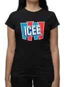 Officially Licensed ICEE Frosty Refresh Retro Graphic Women's T-shirt