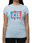 Officially Licensed ICEE Frosty Refresh Retro Graphic Women's T-shirt