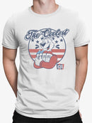 Officially Licensed ICEE Patriotic Retro Bear Slush Graphic Men's T-shirt