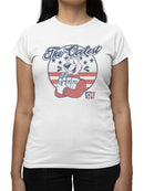 Officially Licensed ICEE Patriotic Retro Bear Slush Graphic Women's T-shirt