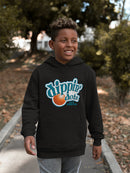 Retro Dippin' Dots Logo - Ice Cream Lovers Graphic Youth's Hoodie