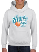 Retro Dippin' Dots Logo - Ice Cream Lovers Graphic Youth's Hoodie