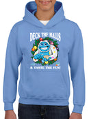 Deck the Halls with Frozeti - Festive Dippin’ Dots Graphic Youth's Hoodie