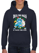 Deck the Halls with Frozeti - Festive Dippin’ Dots Graphic Youth's Hoodie