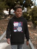 Taste the Fun - Dippin’ Dots Retro Ice Cream Graphic Youth's Hoodie