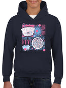 Taste the Fun - Dippin’ Dots Retro Ice Cream Graphic Youth's Hoodie