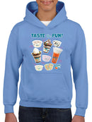 Dippin' Dots Variety Tee - Ice Cream Flavors Graphic Youth's Hoodie