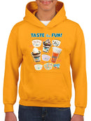 Dippin' Dots Variety Tee - Ice Cream Flavors Graphic Youth's Hoodie