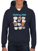 Dippin' Dots Variety Tee - Ice Cream Flavors Graphic Youth's Hoodie