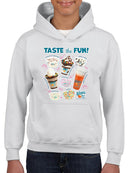 Dippin' Dots Variety Tee - Ice Cream Flavors Graphic Youth's Hoodie