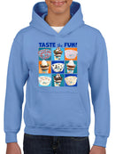 Taste the Fun - Dippin’ Dots Ice Cream Assorted Treats Graphic Youth's Hoodie