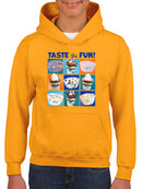 Taste the Fun - Dippin’ Dots Ice Cream Assorted Treats Graphic Youth's Hoodie