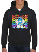 Frozeti the Yeti - Taste the Fun Dippin' Dots Graphic Youth's Hoodie