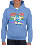 Frozeti the Yeti - Taste the Fun Dippin' Dots Graphic Youth's Hoodie