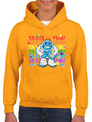 Frozeti the Yeti - Taste the Fun Dippin' Dots Graphic Youth's Hoodie