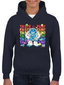 Frozeti the Yeti - Taste the Fun Dippin' Dots Graphic Youth's Hoodie