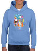 Frozeti & Dippin' Dots Fun Graphic Tee - Ice Cream Treats Graphic Youth's Hoodie