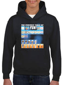 Periodic Table of Fun - Dippin’ Dots Ice Cream Graphic Youth's Hoodie