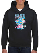 Frozeti the Yeti - Dippin’ Dots Fun Graphic Youth's Hoodie