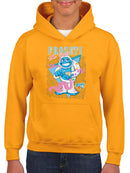 Frozeti the Yeti - Dippin’ Dots Fun Graphic Youth's Hoodie