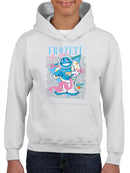Frozeti the Yeti - Dippin’ Dots Fun Graphic Youth's Hoodie