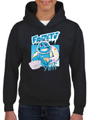 Frozeti the Yeti - Cool Dippin’ Dots Ice Cream Graphic Youth's Hoodie