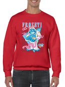 Frozeti the Yeti - Dippin’ Dots Fun Graphic Men's Sweatshirt